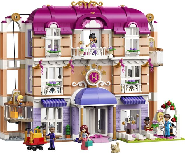 LEGO® Friends 42704 Grandhotel v mestečku Heartlake