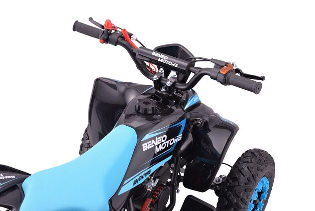Benzínová čtyřkolka pro děti Beneo Motors Adventure modrá - 50cm3