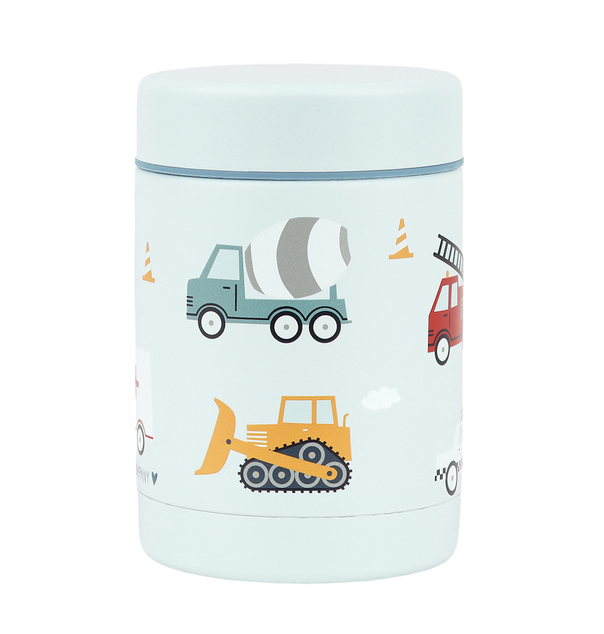 A Little Lovely Company - recipient alimentar izolat din oțel inoxidabil - vehicule