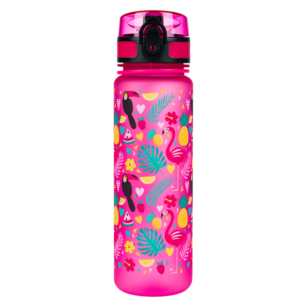 BAAGL Tritanová fľaša na nápoje Plameniaky, 500 ml
