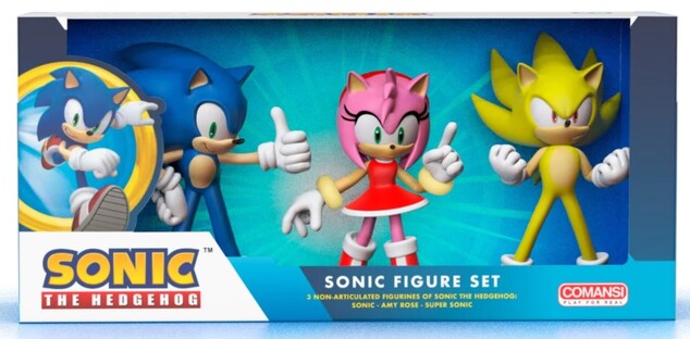 Comansi - Set regalo Sonic - 3 personaggi - set