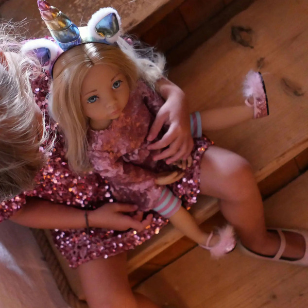 Götz bábika Happy kidz Anna Unicorn 50cm