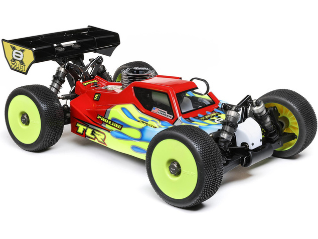 Kit da corsa TLR 8ight-X/E 2.0 Combo Nitro/Buggy elettrico 1:8 4WD