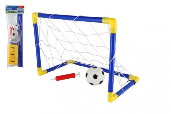 Futbalová bránka plast 44x31cm s loptičkou a pumpičkou