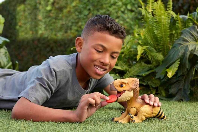 Mattel Jurassic World Interaktivní Dinosaurus Aquilops "Dolores"