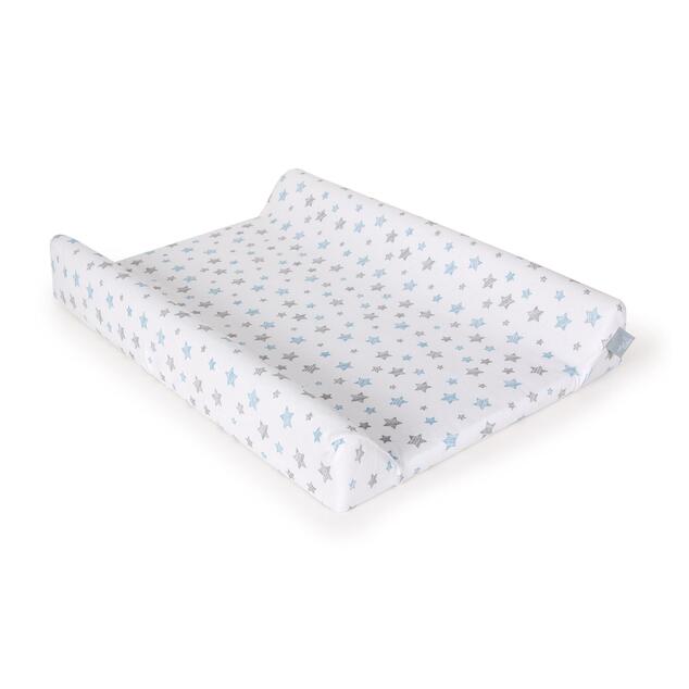 CEBA Poťah na prebaľovaciu podložku 50 x 70-80 cm 2 ks Blue+Blue Stars