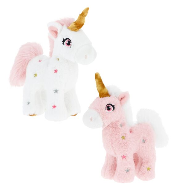 Keel Toys SE3063-2 Keeleco Einhorn rosa - ökologisches Plüschtier 16 cm