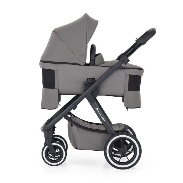 PETITE&amp;MARS Kočík kombinovaný ICON 2V1 Dove Grey XXL AIR