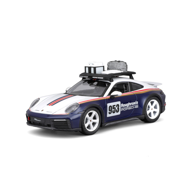 Bburago 1:24 Racing - Porsche 911 Dakar - Blau 953 Roughroads