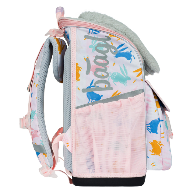 BAAGL SET 5 Zippy Bunny: cartella, astuccio, sacchetto, grembiule, portafoglio