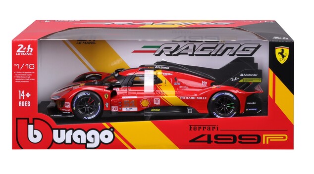Bburago 1:18 Ferrari Racing - 499P LMH - Red #51