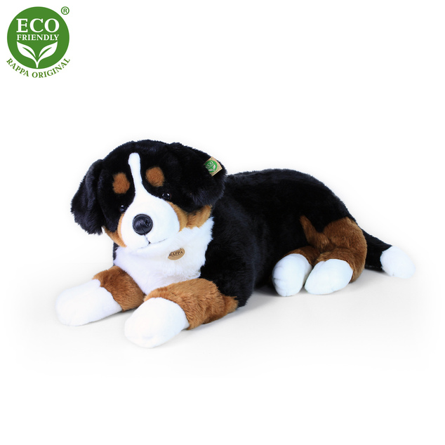 Grande peluche Bovaro del Bernese sdraiato 89 cm ECO-FRIENDLY