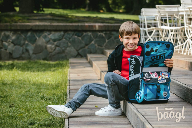 BAAGL Iskolatáska Zippy Sport - Kreatív