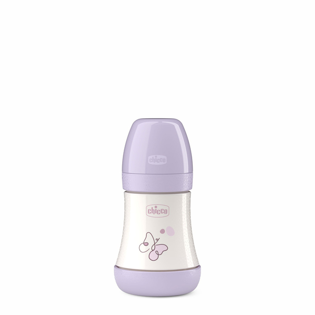 CHICCO Biberón anticólico Perfect5 150 ml niña flujo lento 0m+