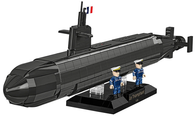 Cobi 4859 Armed Forces Sous-marin SNLE 4v1, 1:300, 643 k, 2 f