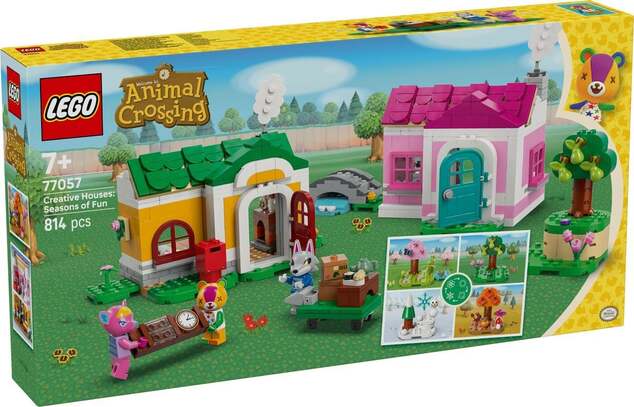 LEGO®Animal Crossing 77057 Tvorivé domčeky: Obdobia zábavy