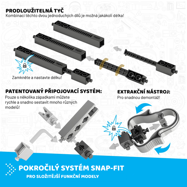 Engino Creative engineering 100 in 1 robotized: maker pro