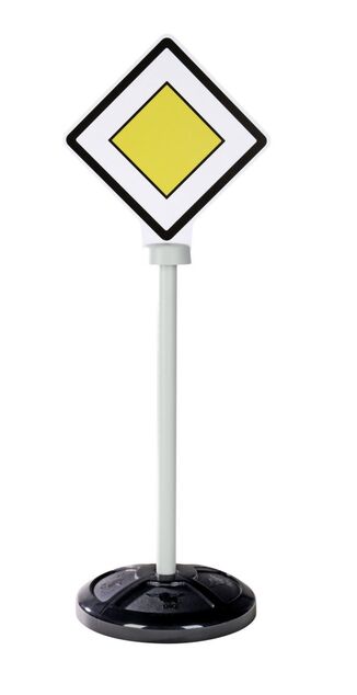 BIG Verkehrsschilder Set 5 Stück Höhe 69cm