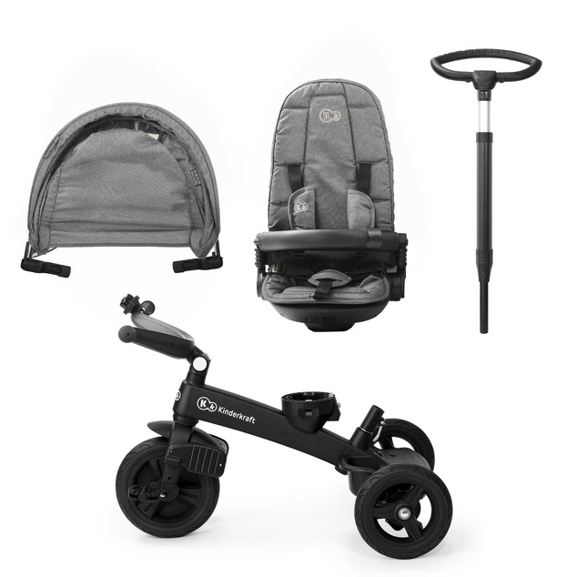 KINDERKRAFT Trojkolka Easytwist Platinum Grey 2020