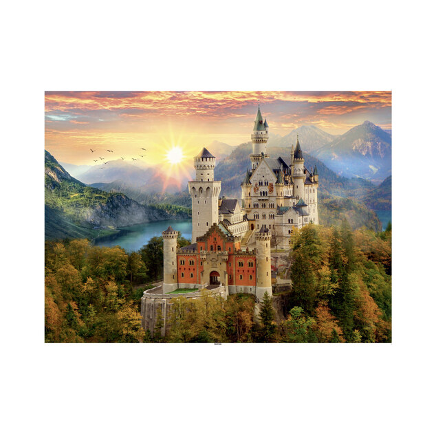 Puzzle Malovaný Neuswanstein 1000 dielikov