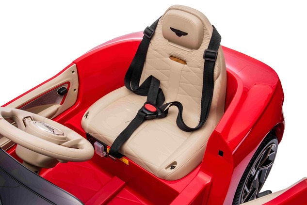 Elektrické autíčko Bentley Bacalar 12V, červené, Dvere otvárajúce sa nahor, 2.4 GHz diaľko
