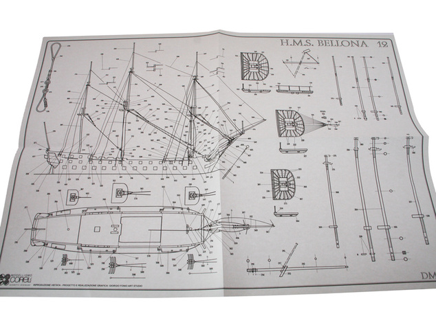 COREL HMS Bellona 1760 1:100 kit