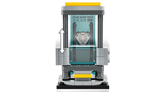 LEGO® Marvel 76315 Iron Man și laboratorul său: Sala armurilor