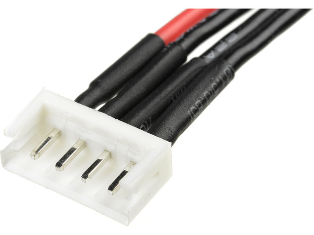 Balančný kábel 3S-EH samec 22AWG 10cm