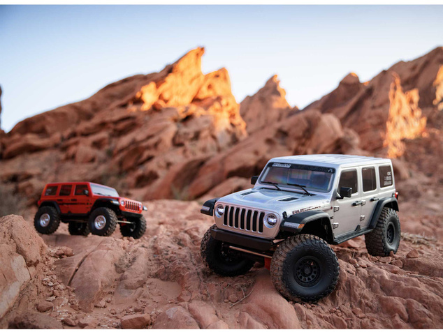 Axial SCX6 Jeep JLU Wrangler 1:6 4WD RTR strieborný