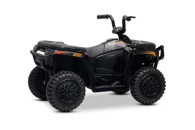Licencovaná elektrická štvorkolka Arctic Cat 12V so zadným pohonom, čierna, LED svetlá, Lí