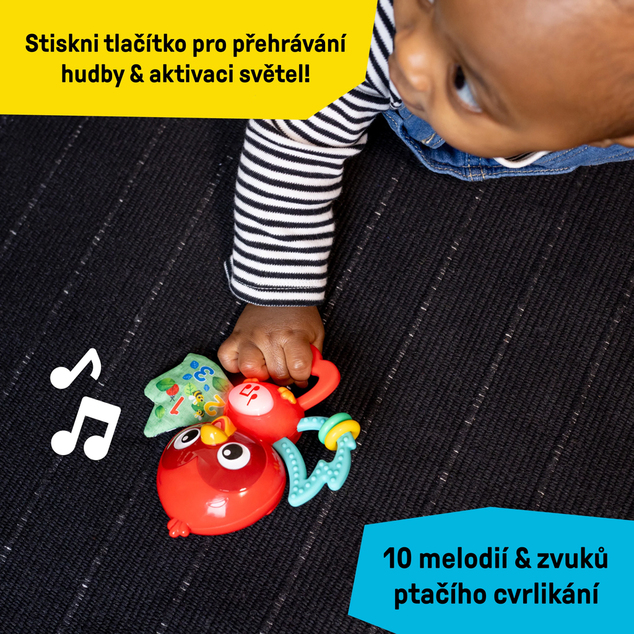 BABY EINSTEIN Igrača glasbena senzorična Roxy's Bright Flight™ 3m+
