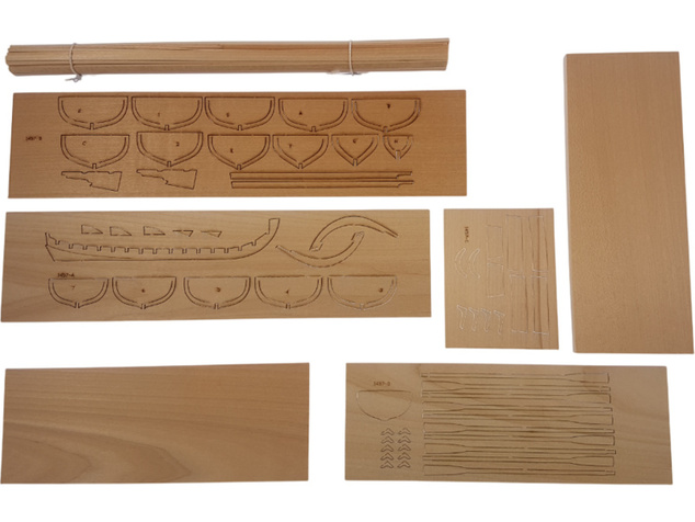 Model Shipways Longboat 1:48 kit