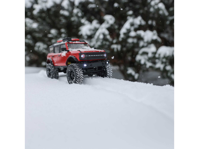 Axial SCX24 Ford Bronco 2021 1:24 4WD RTR červený