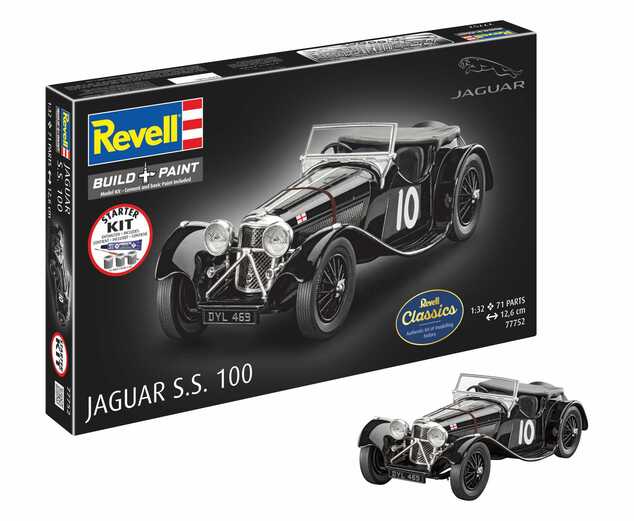 Starter Kit autó 77752 - Jaguar SS 100 (1:32)