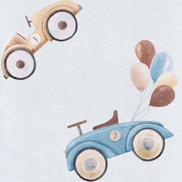 CEBA Podložka prebaľovacia mäkká 50 x 70 cm Retro Cars