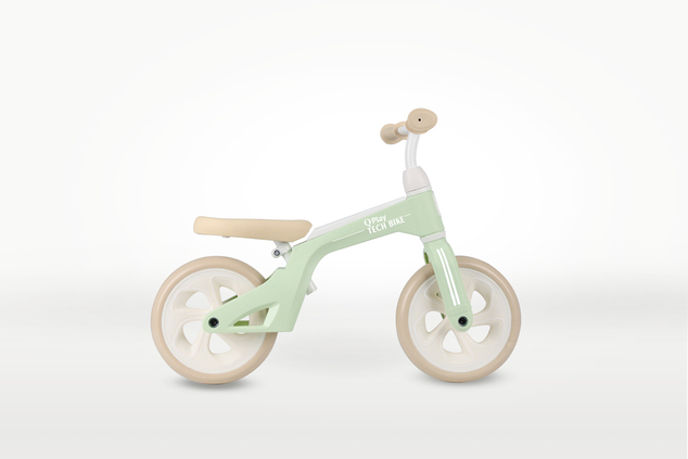 QPLAY Bicicletă fără pedale Tech Mint, vârstă 2-4 ani, până la 30 kg