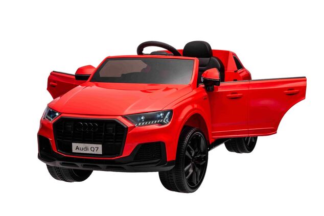 Elektrické Auto Audi Q7 Rot, Einzelplatz, Unabhängige Federung, 12V Batterie