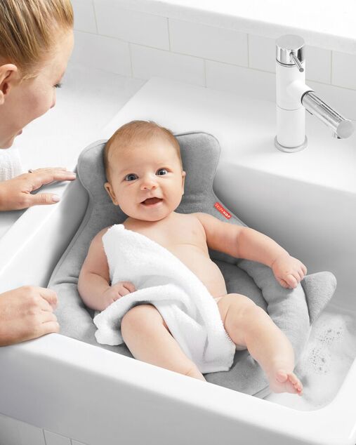 SKIP HOP Tappetino da bagno in spugna Moby Grey 0-6m