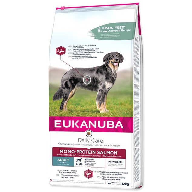 Euk Daily Care Adult Mono Protein Salmon 12kg