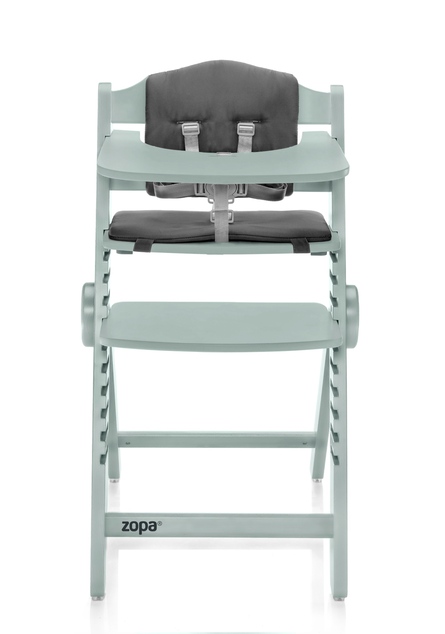 Sedia da pranzo in legno Clipp &amp; Clapp + regalo, Pistacio Green