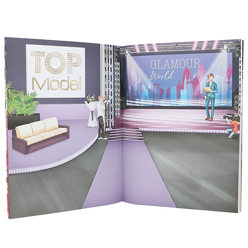 Kreatívny zošit Top Model, 150 samolepiek, Nyela, Miju, Candy