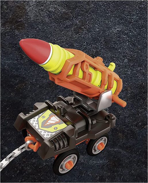 PLAYMOBIL Dino Rise 70929 Dino Mine Vozík s raketami
