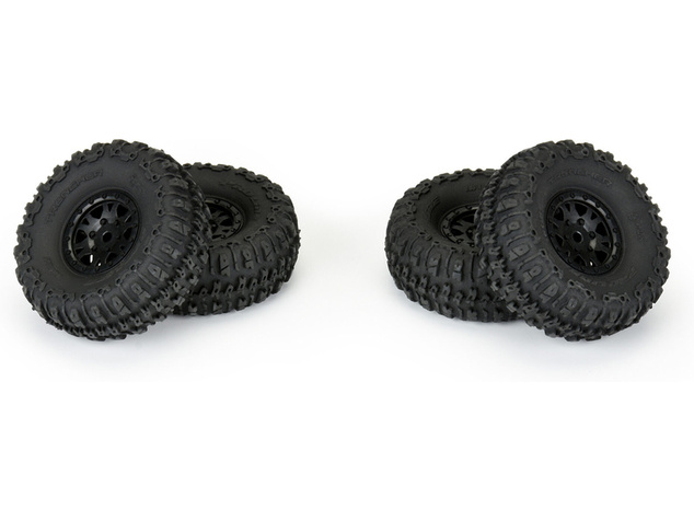 Pro-Line kolo 1.0" Trencher, disk H7 čierny Impulse (4): SCX24