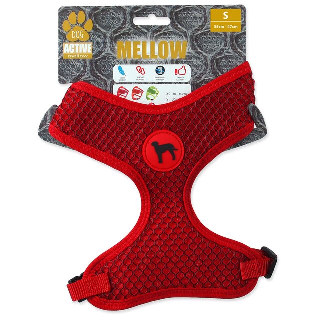 Ham Active Dog Mellow S roșu 1,5x35-47cm