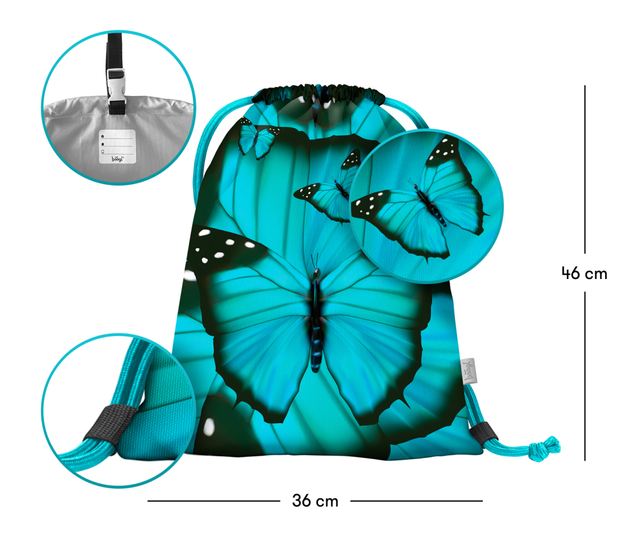 BAAGL Tasche Schmetterling
