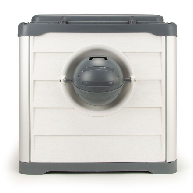 Loboo 80302 kutyaház és macskaház SMARTKAVE CUBE ANTRACIT lapos tetővel