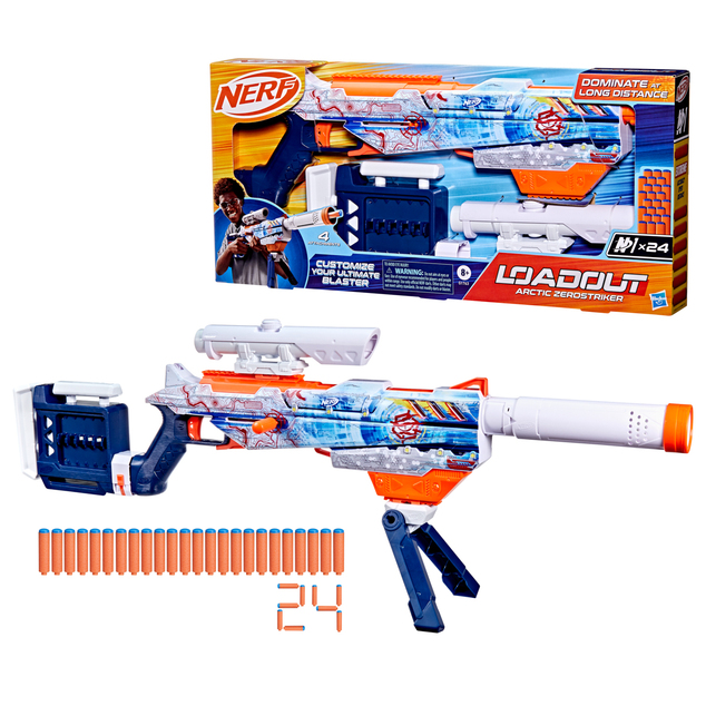 HASBRO - Nerf LOADOUT Arctic Zerostriker