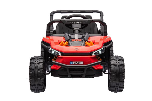 Elektrické autíčko UTV Small 12V, červené, Pohon zadných kolies, 12V batéria
