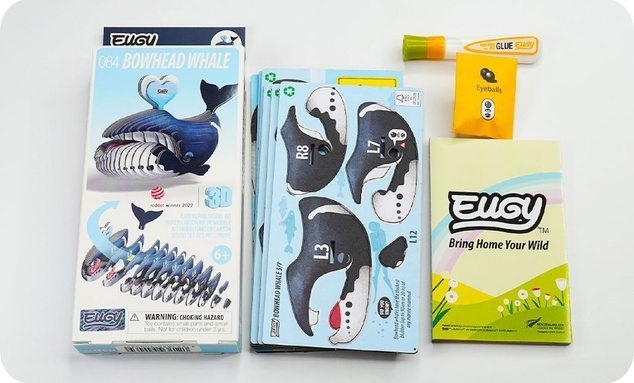 EUGY Grenlandski kit 3D kartonska sestavljanka
