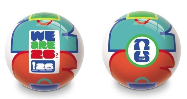 Lopta FIFA futbalová Mexiko 22cm nenafúknutá